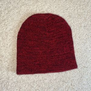 Hot Topic red black acrylic beanie hat cap men’s